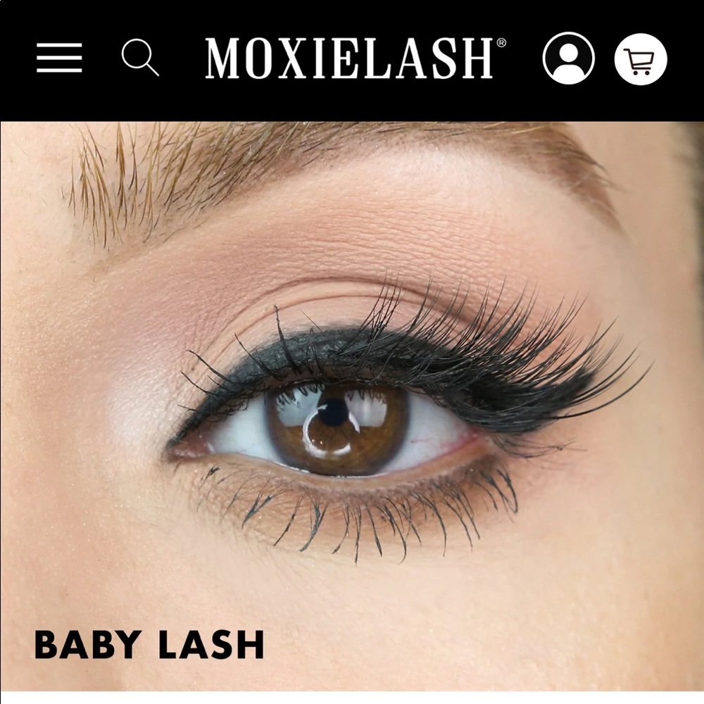 MoxieLash Magnetic Eyelashes, One Pair